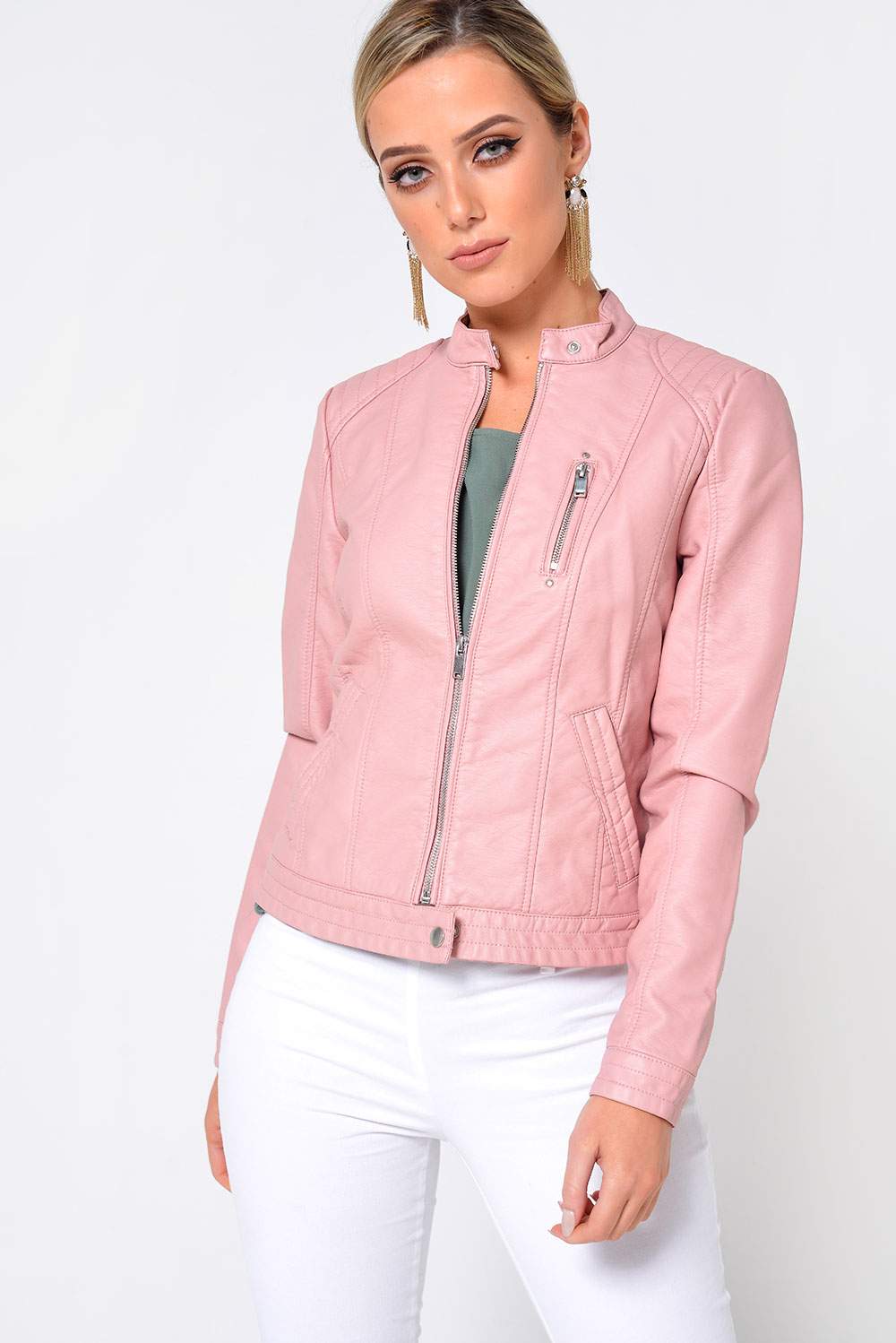 Moda California Short Jacket in Pink | iCLOTHING - iCLOTHING