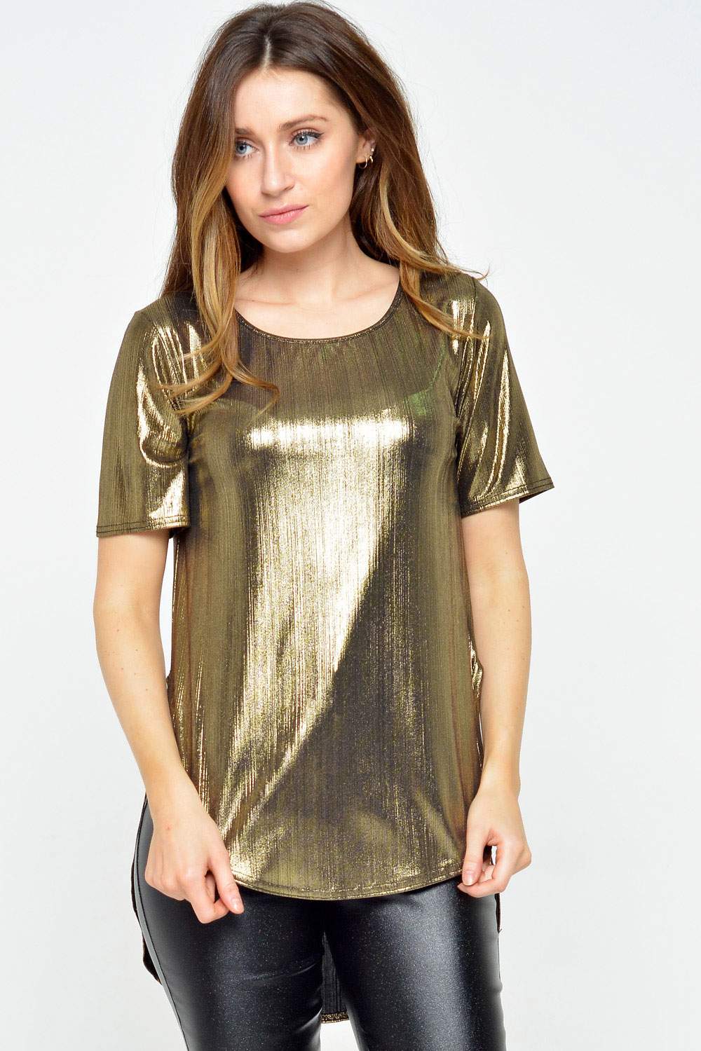 Passion Cami Metallic Top in Gold | iCLOTHING - iCLOTHING