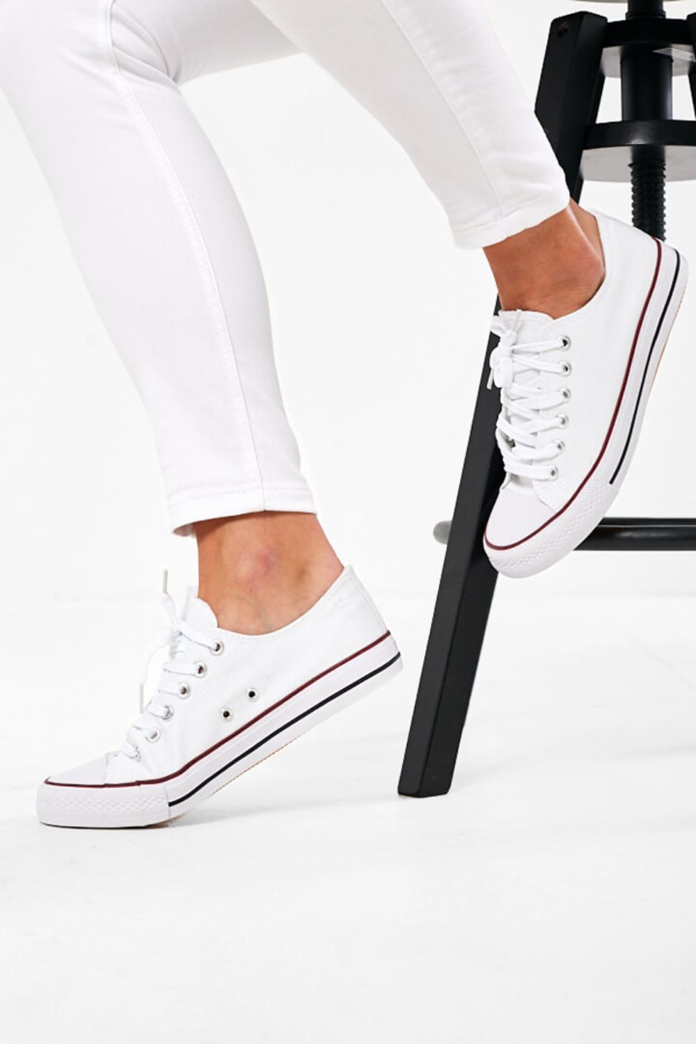 No Doubt Connie Trainers in White | iCLOTHING - iCLOTHING