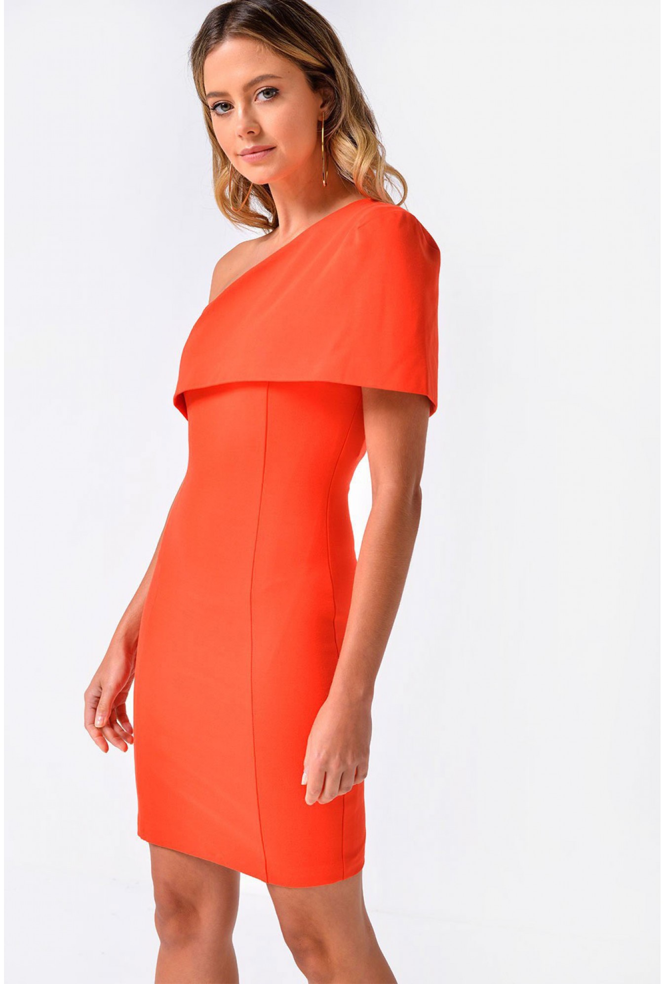 lavish alice orange dress