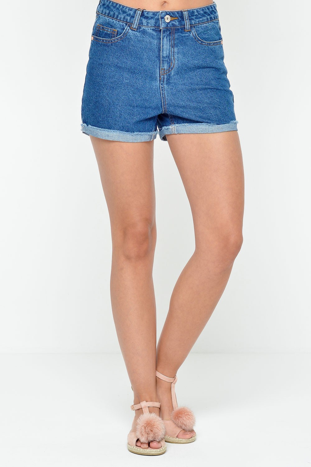 Vero Moda Be Denim Shorts in Dark Blue | iCLOTHING