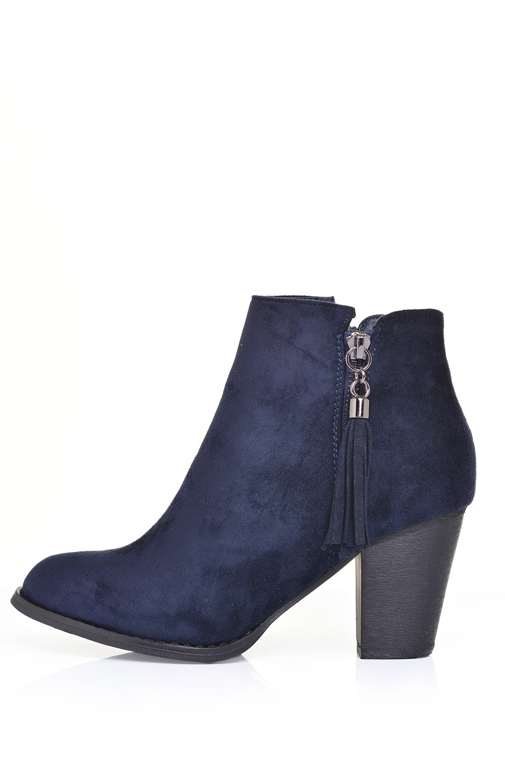 Sole City Katron Ankle Boot in Navy Suede | iCLOTHING