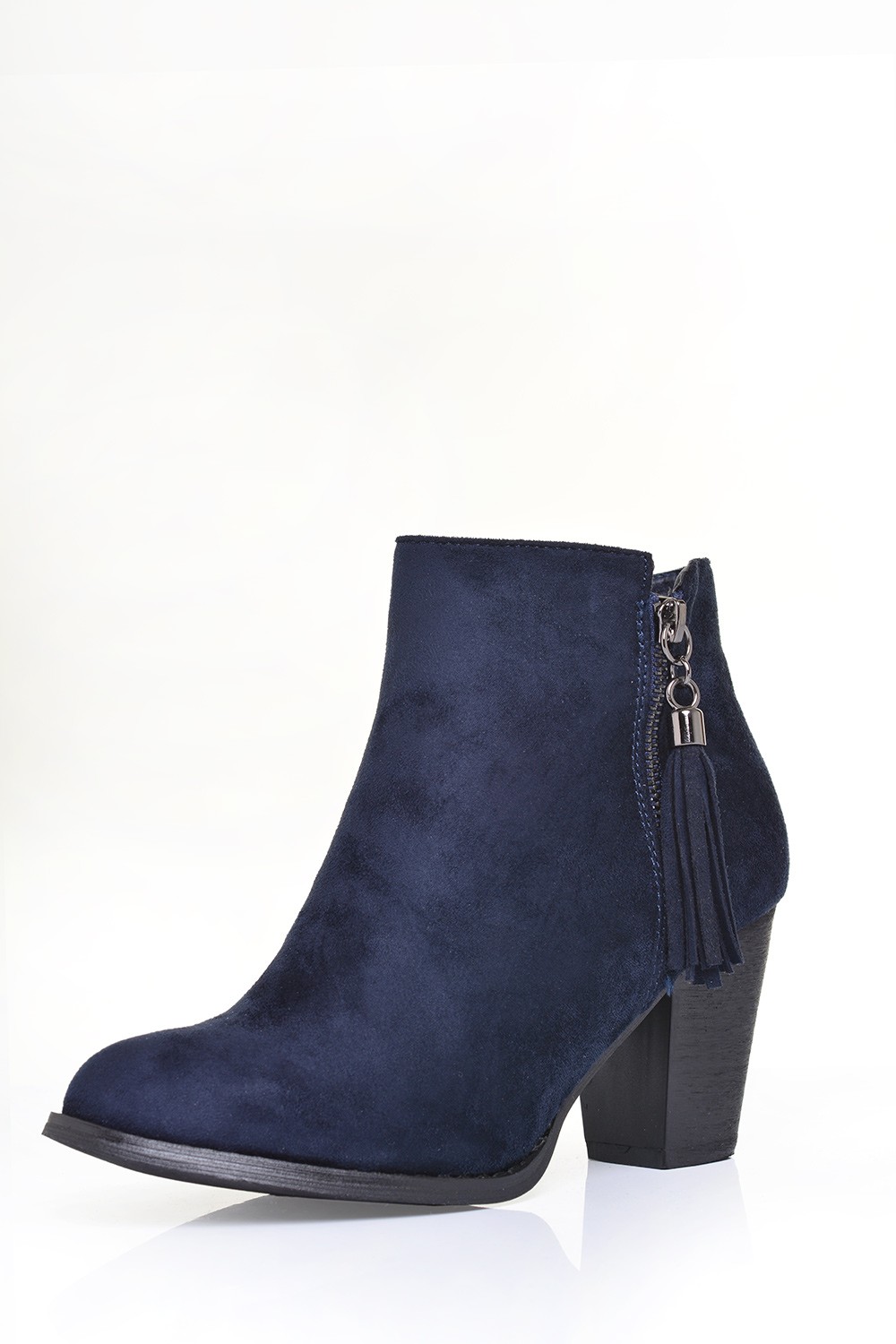 Sole City Katron Ankle Boot in Navy Suede | iCLOTHING