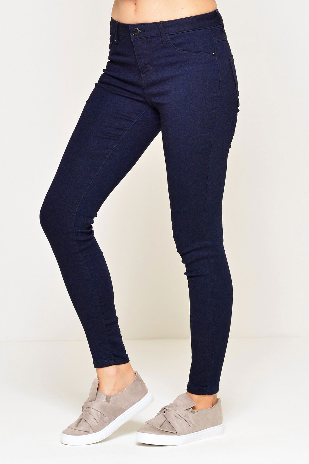 JDY Skinny Short Indigo Jeans | iCLOTHING