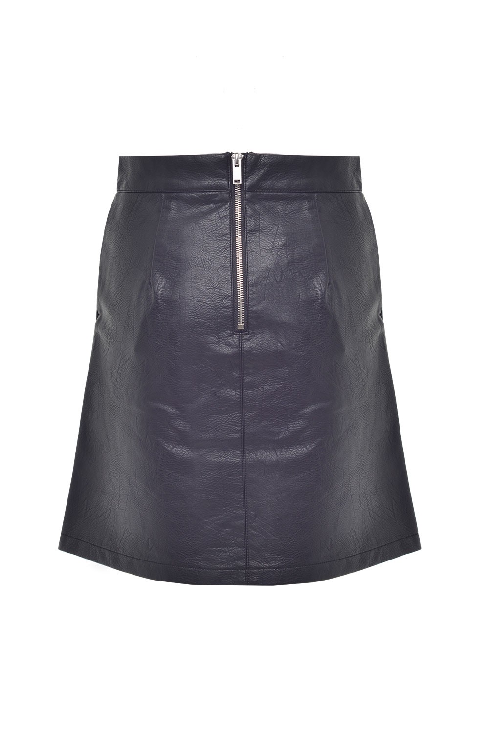 Only Lisa Faux Leather Skirt in Black | iCLOTHING
