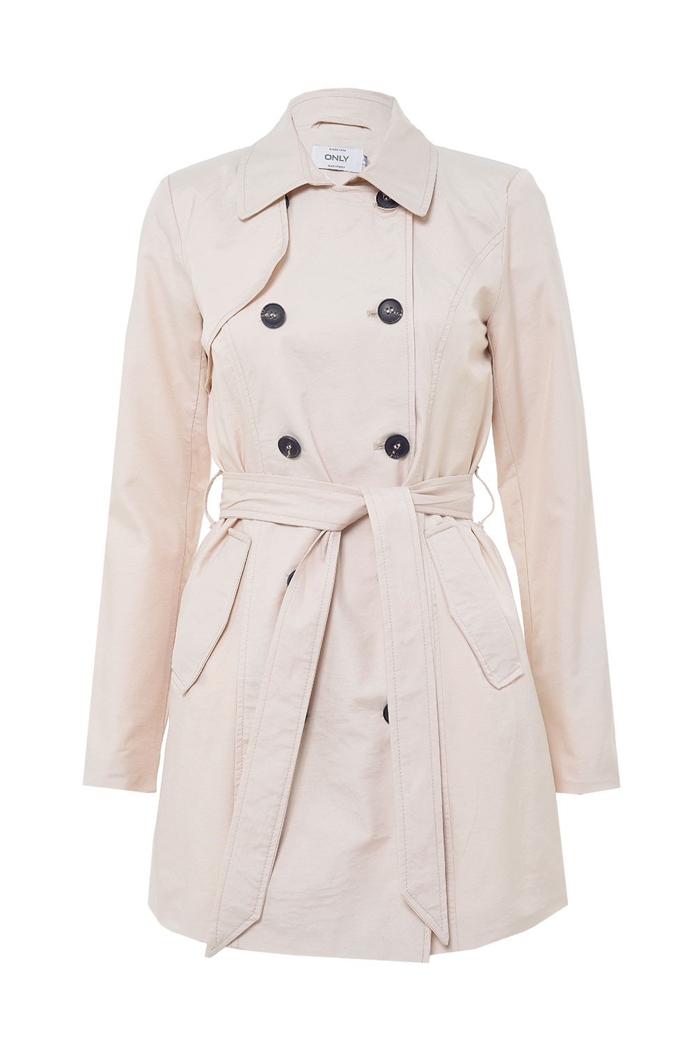 Only Lucy Classic Trench Coat in Beige | iCLOTHING