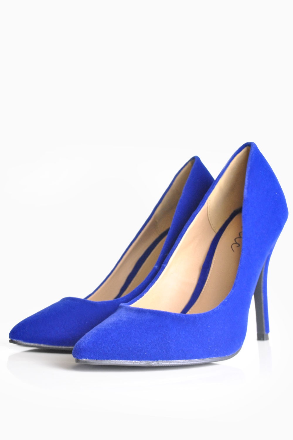 247 Debbie Pointed Court Shoes in Cobalt Blue | iCLOTHING