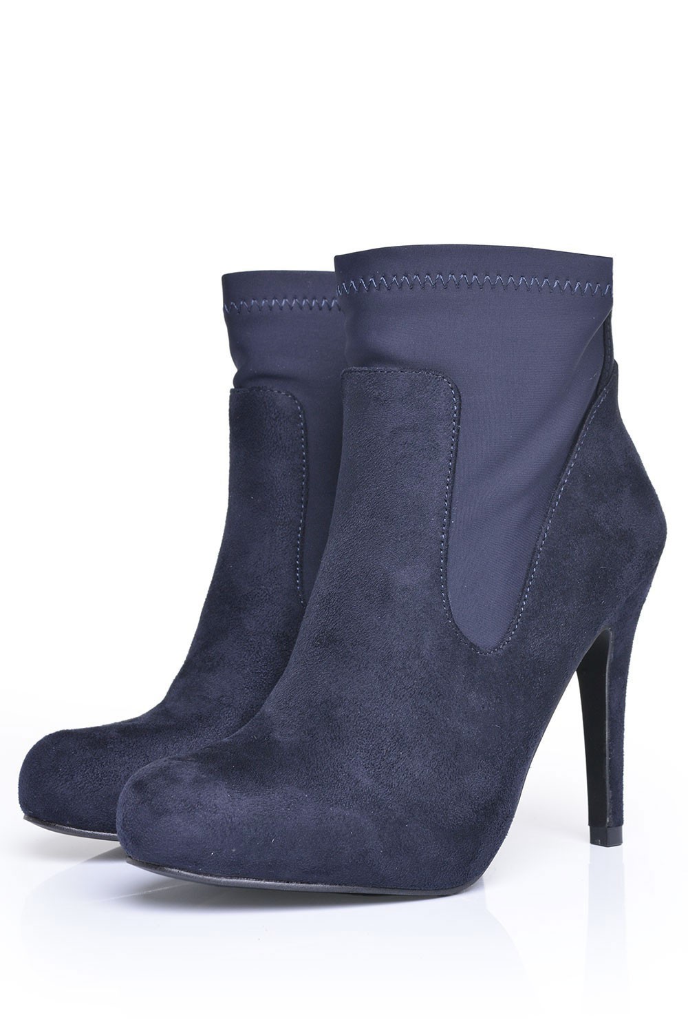 Sole City Gilda Stretch Ankle Boot in Dark Navy | iCLOTHING