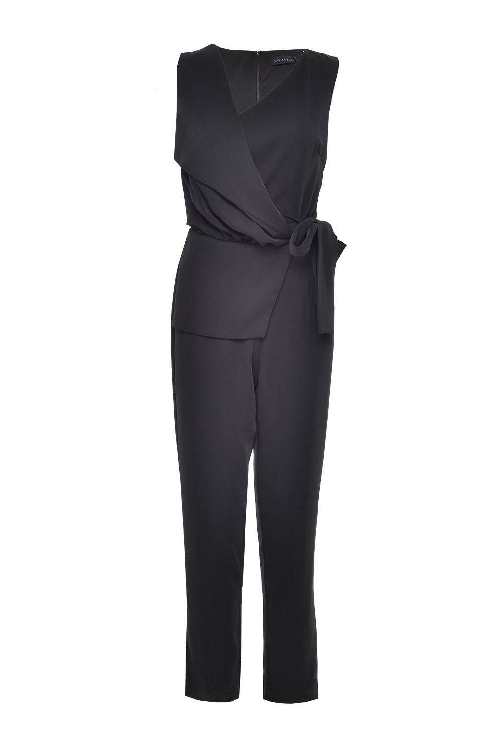 Lavish Alice Tara Folded Jumpsuit in Black | iCLOTHING
