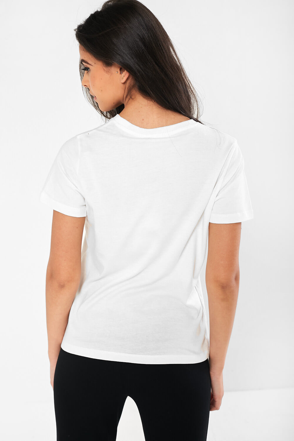 Sugarhill Maggie Easy Tiger Slogan T-shirt in White | iCLOTHING