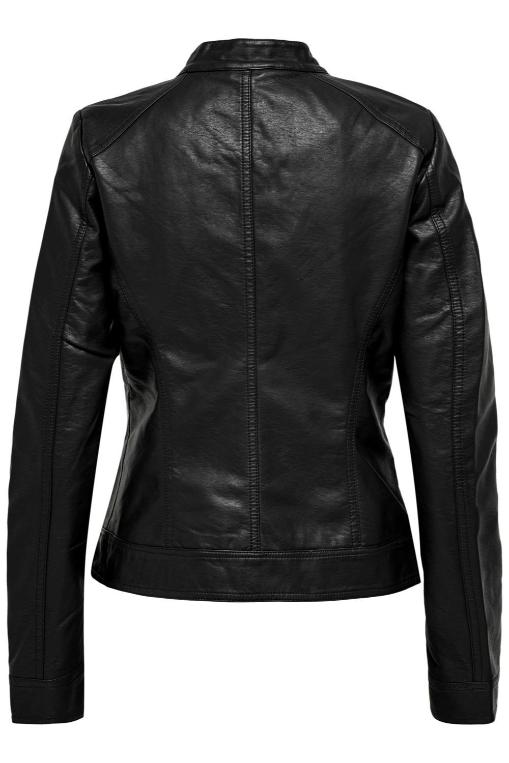 Only Bandit Faux Leather Biker Jacket in Black | iCLOTHING