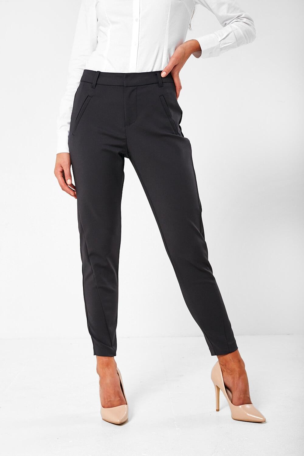 Vero Moda Victoria Ankle Pants in Charcoal | iCLOTHING