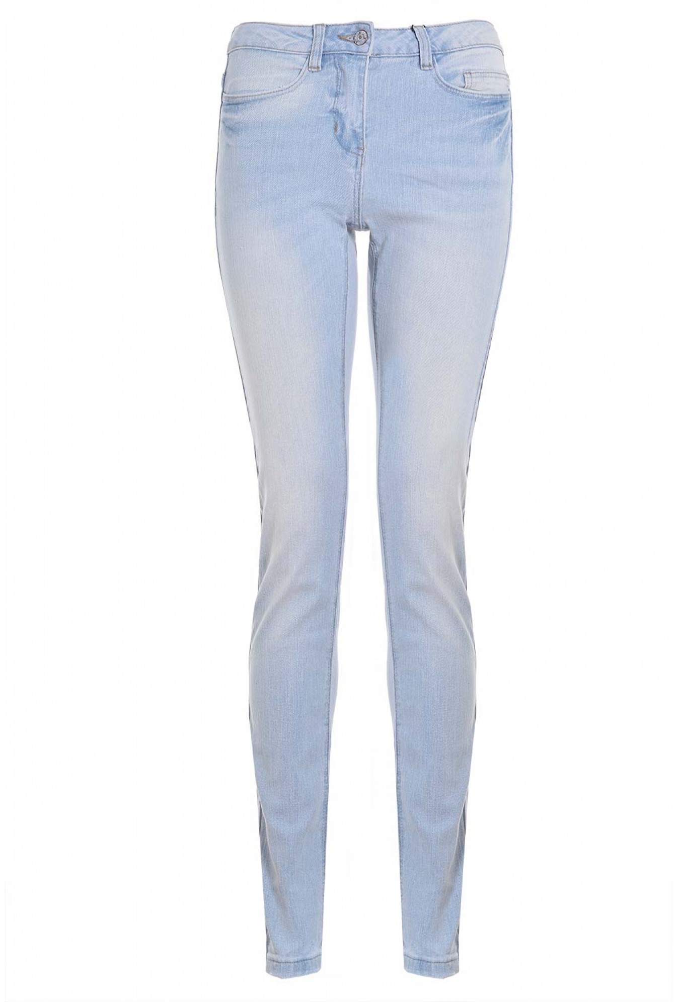 Vero Moda Lorrel Long Length Light Wash Skinny Jeans | iCLOTHING