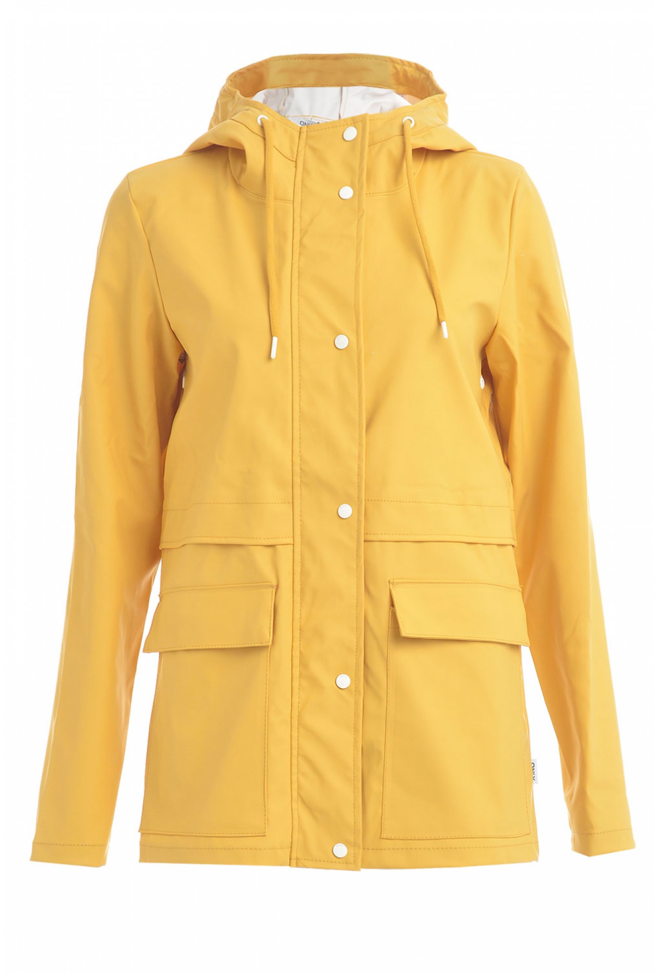 Only Train Short Raincoat in Yellow | iCLOTHING