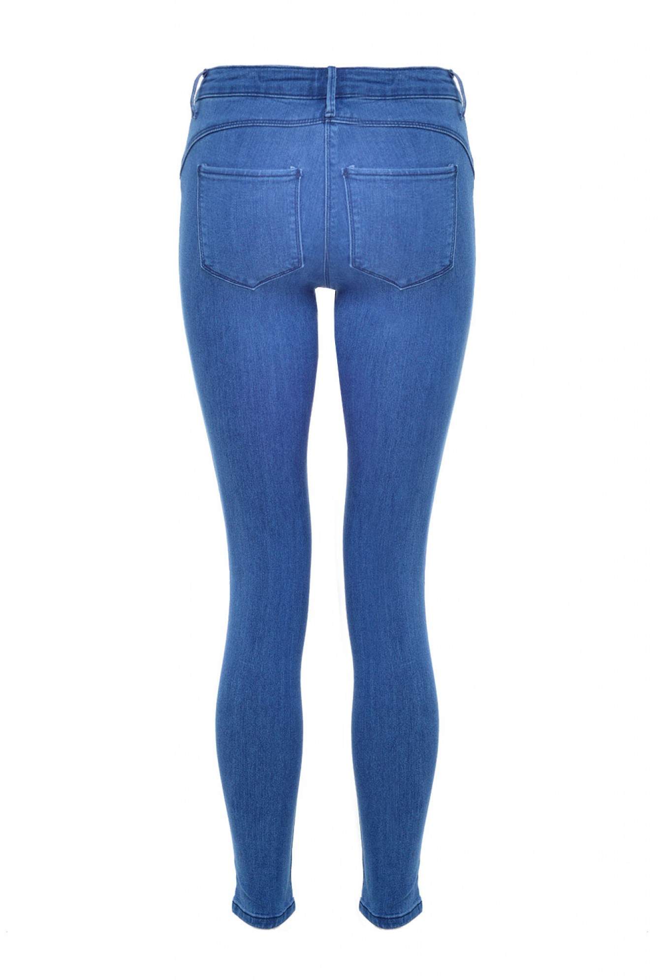 Only Rain Regular Push Up Jeans in Medium Blue | iCLOTHING