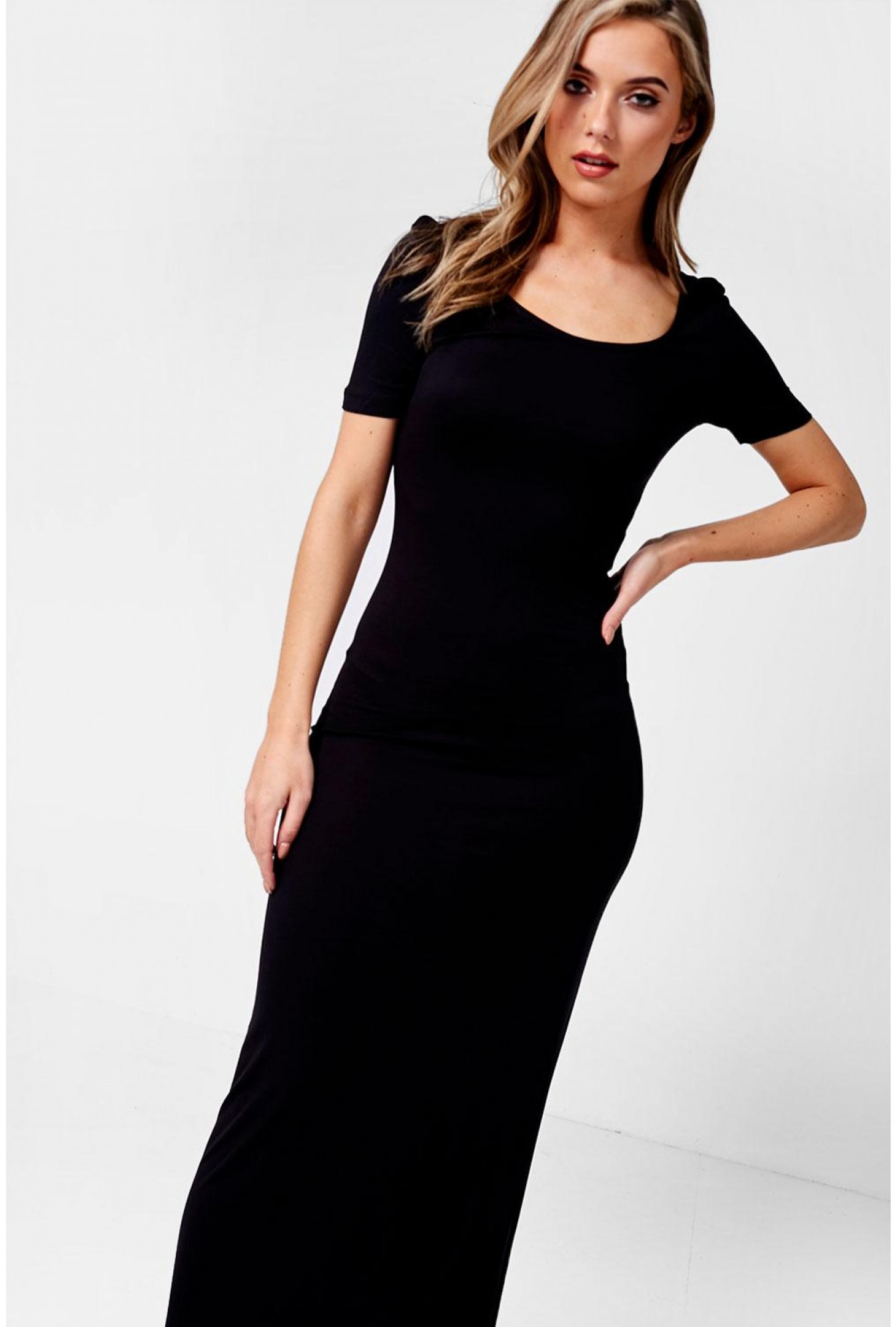 Only Casual Maxi Dress in Black | iCLOTHING
