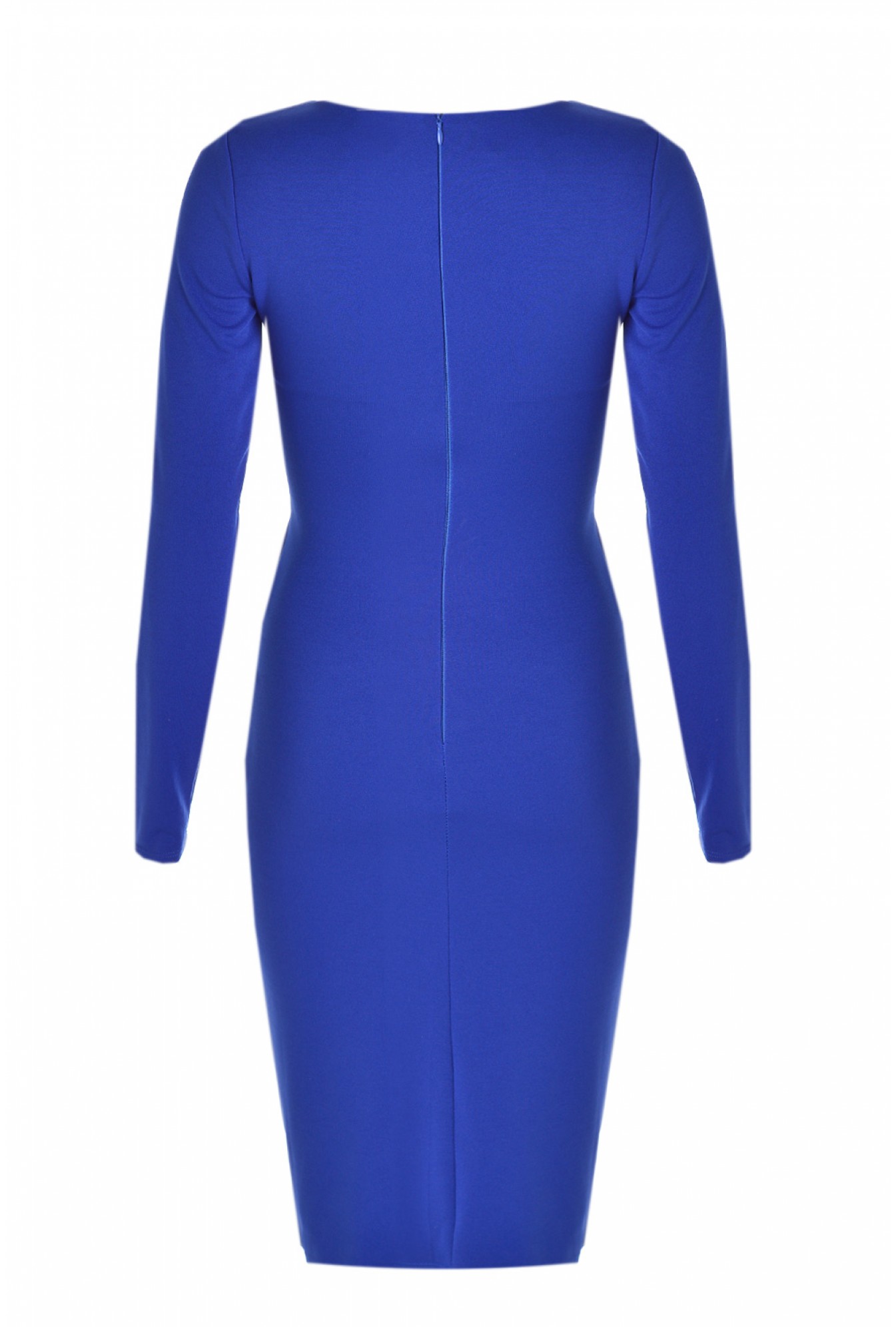 city goddess Delana Frill Detail Midi Dress in Royal Blue | iCLOTHING