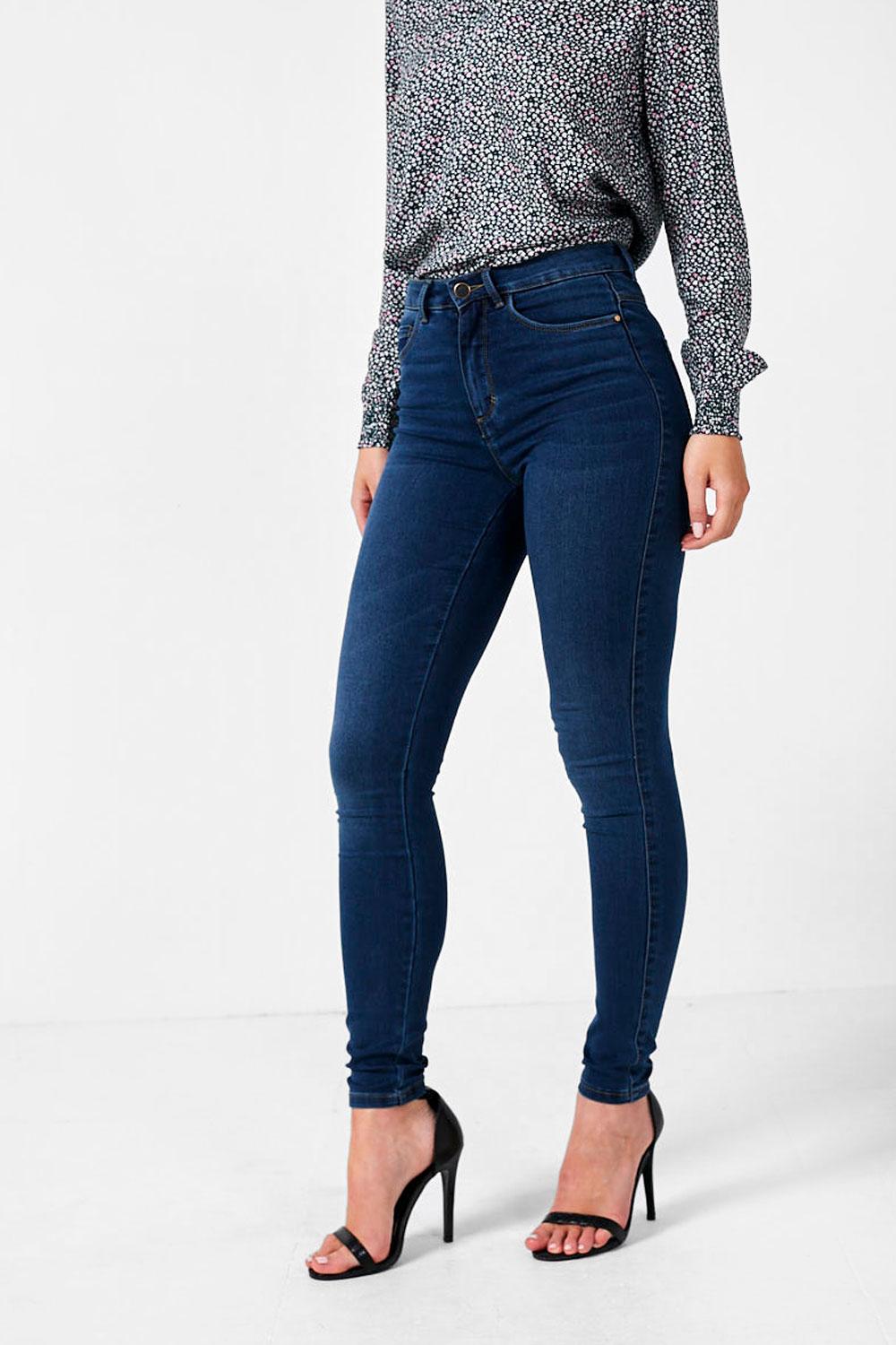 Only Royal High Waist Jeans in Dark Denim | iCLOTHING - iCLOTHING