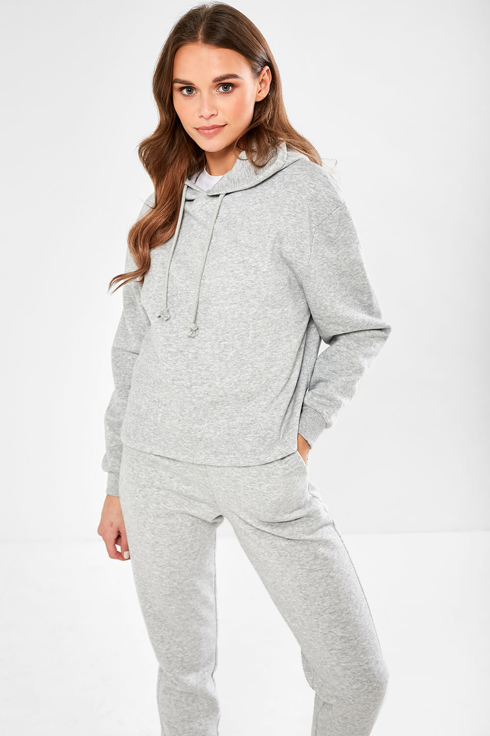 Pieces Chilli Hoodie in Light Grey | iCLOTHING - iCLOTHING