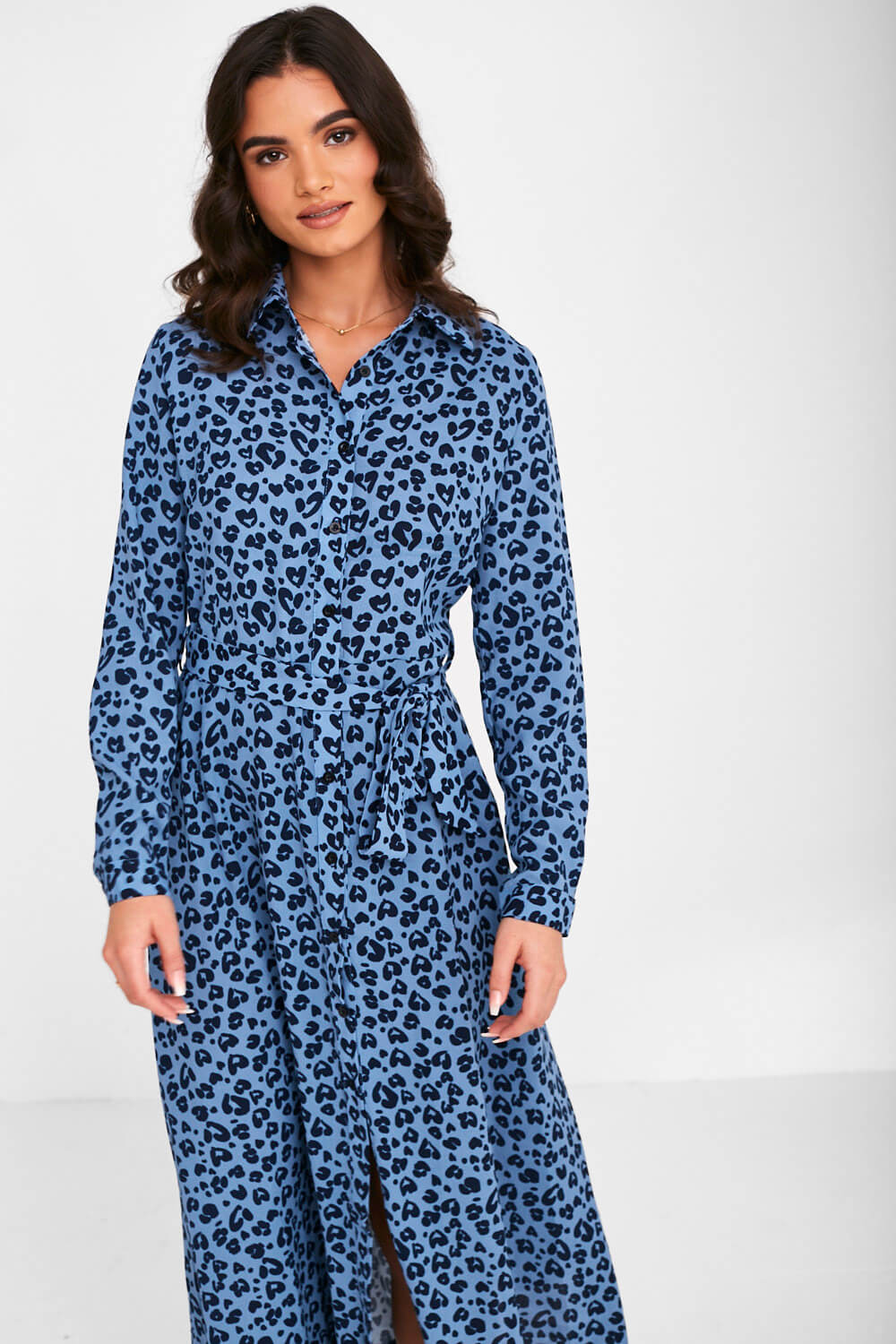 TYRA - SHEER LEOPARD PRINT DRESS  Leopard print dress, Leopard